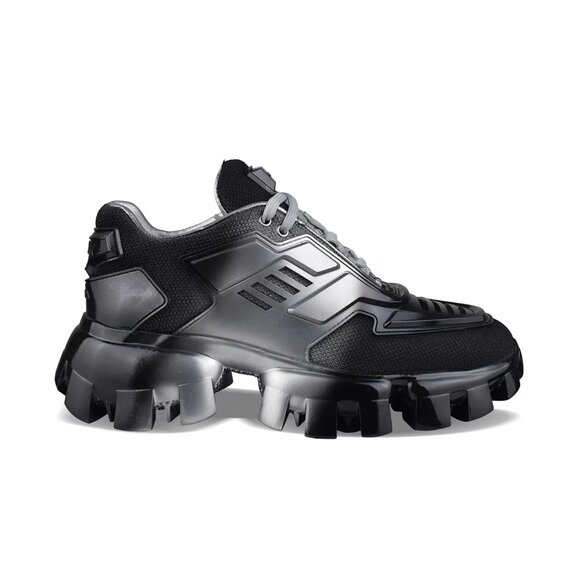 Prada Cloudbust Thunder sneakers in Black/Silver, size 38.5 - Picture 1 of 16